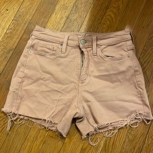 Universal Threads distressed pink denim shorts size 2/26